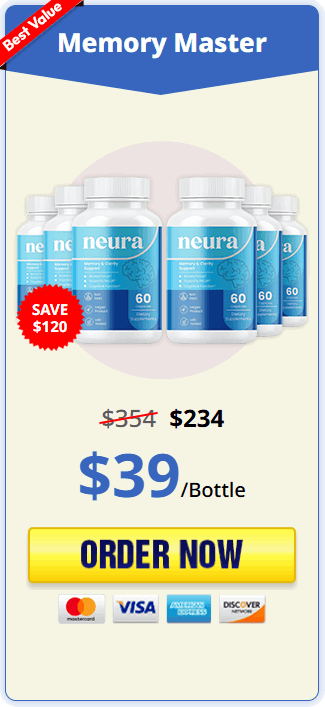 Neura Supplement  order 6 bottles